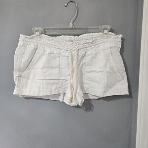 White linen roxy shorts/small